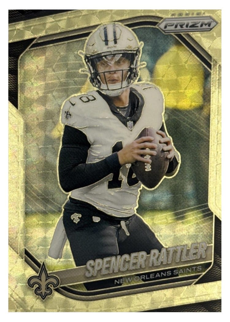 2025 Panini Prizm Base Set Spencer Rattler #186 card