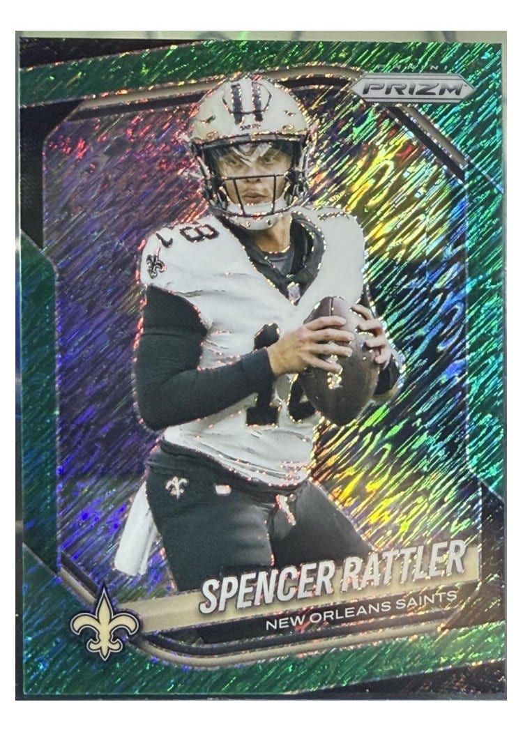2025 Panini Prizm Base Set Spencer Rattler #186 card
