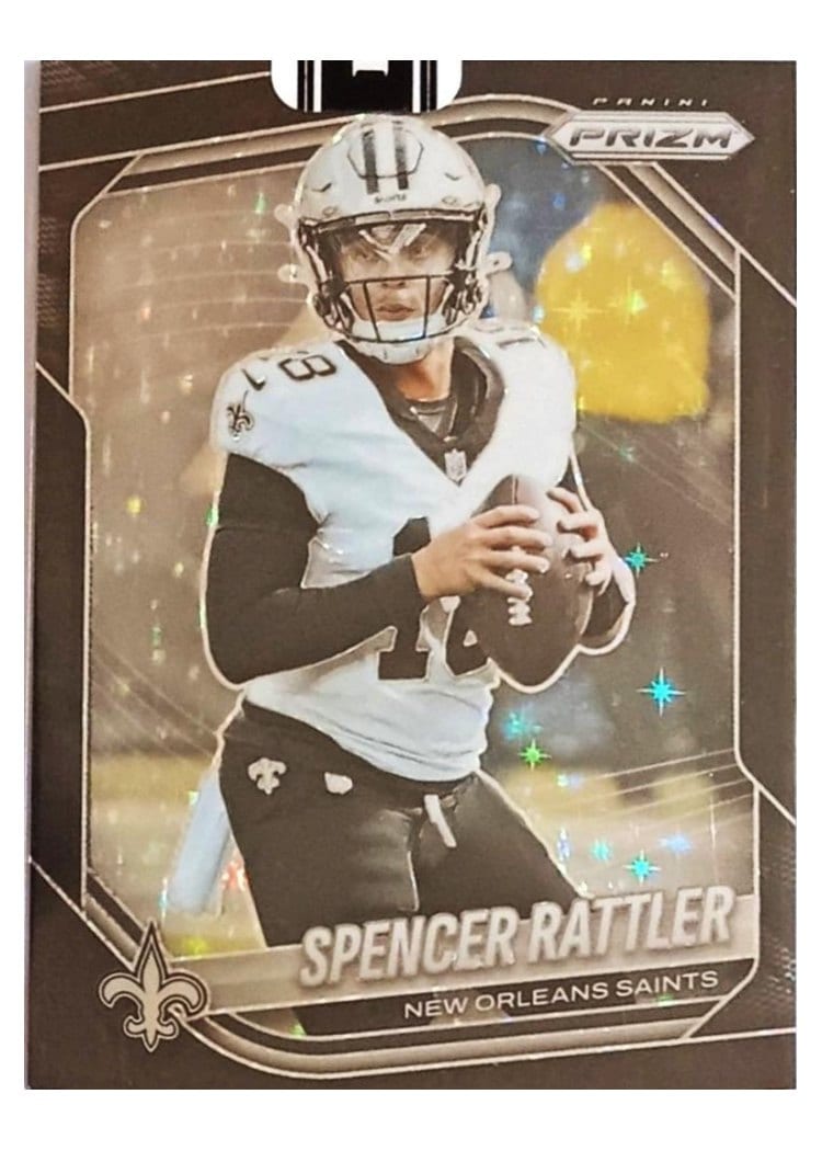 2025 Panini Prizm Base Set Spencer Rattler #186 card