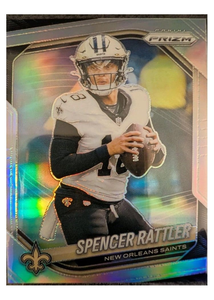 2025 Panini Prizm Base Set Spencer Rattler #186 card