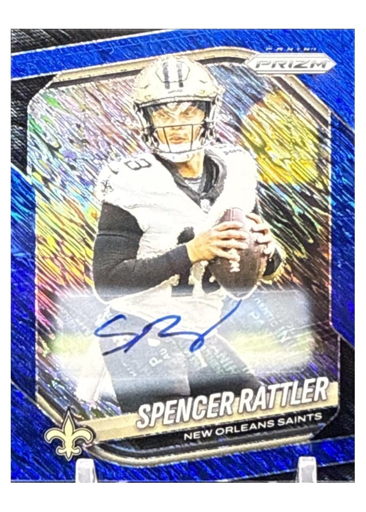 2025 Panini Prizm Base Set Spencer Rattler #186 card