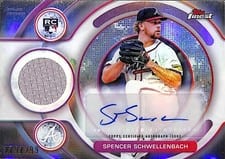 2025 Finest Rookie Autograph Relics Spencer Schwellenbach #RAJR-SS