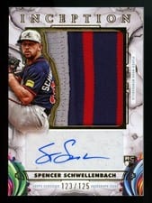 2025 Topps Inception Inception Autograph Jumbo Patch Spencer Schwellenbach #IAJP-SS card