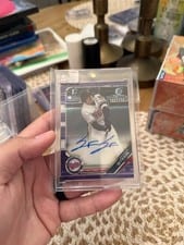 2019 Bowman Draft Chrome Picks Autograph Spencer Steer #CDA-SST card