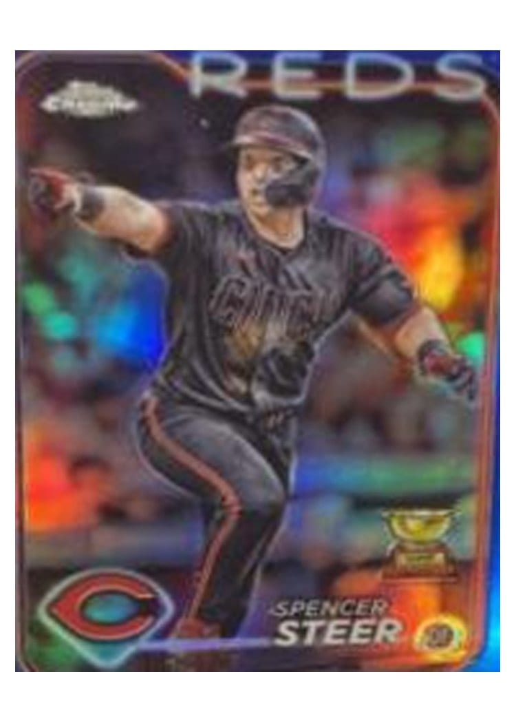 2024 Topps Chrome Spencer Steer #104 card