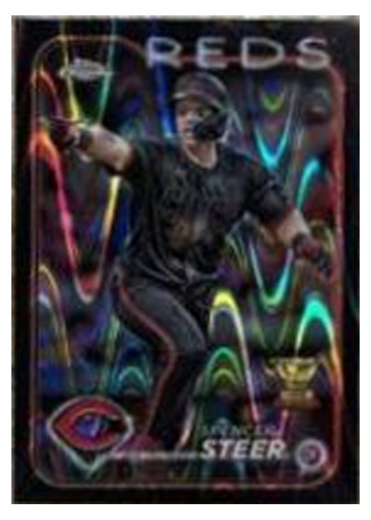 2024 Topps Chrome Spencer Steer #104 card