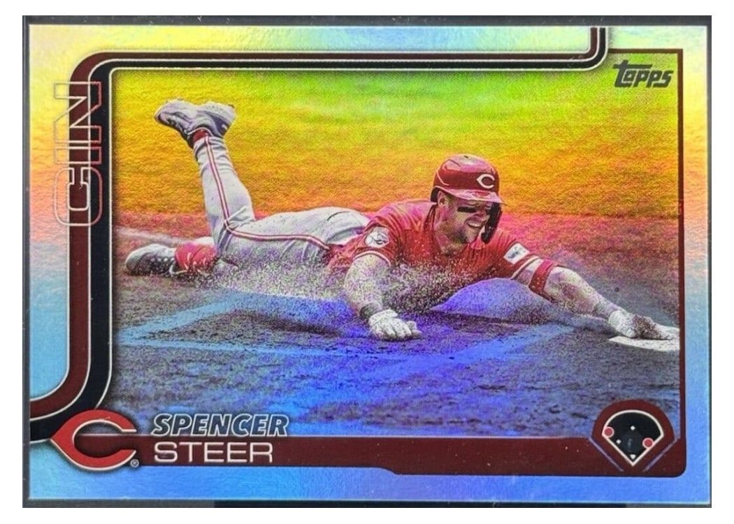 2025 Topps Base Set Spencer Steer #37 card