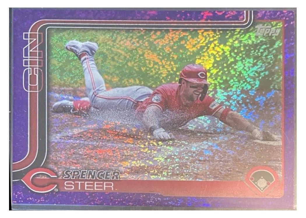 2025 Topps Base Set Spencer Steer #37 card