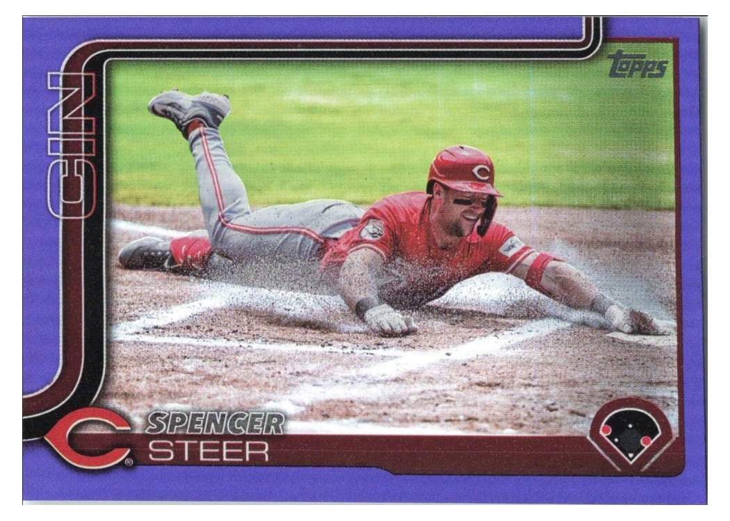 2025 Topps Base Set Spencer Steer #37 card