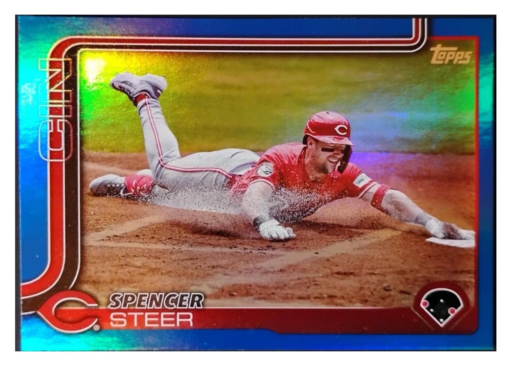 2025 Topps Base Set Spencer Steer #37 card