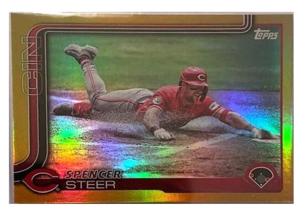 2025 Topps Base Set Spencer Steer #37 card