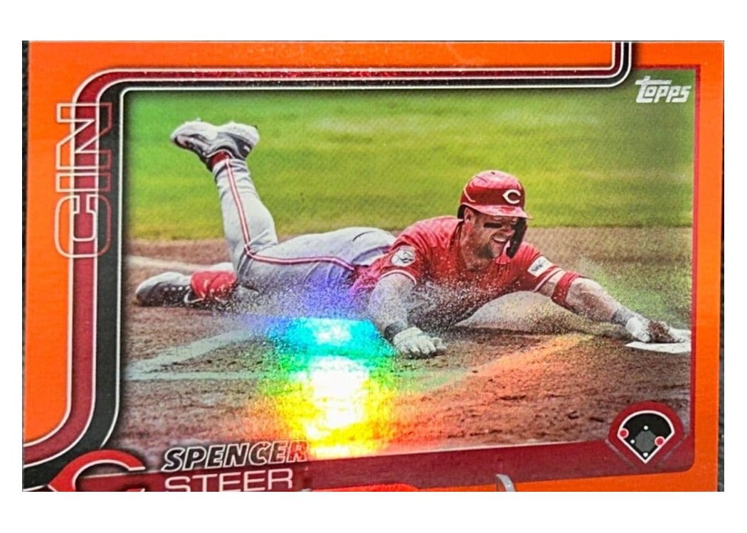 2025 Topps Base Set Spencer Steer #37 card