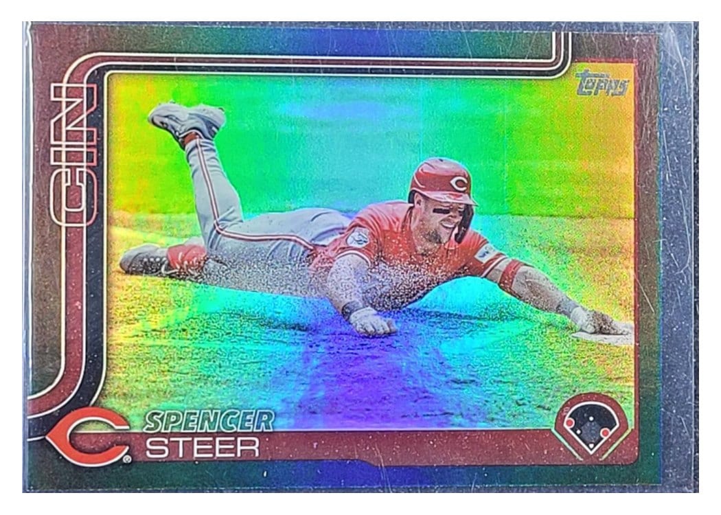 2025 Topps Base Set Spencer Steer #37 card