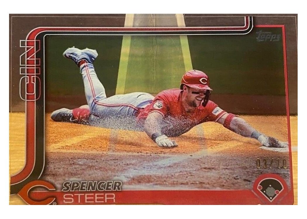 2025 Topps Base Set Spencer Steer #37 card