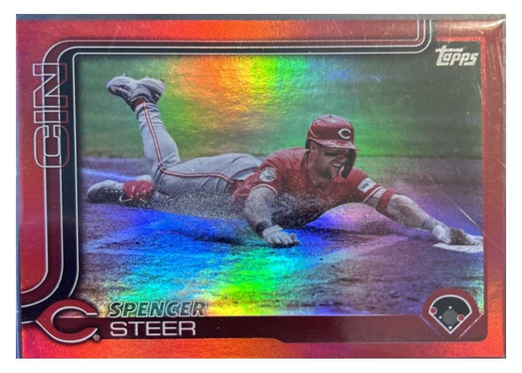 2025 Topps Base Set Spencer Steer #37 card