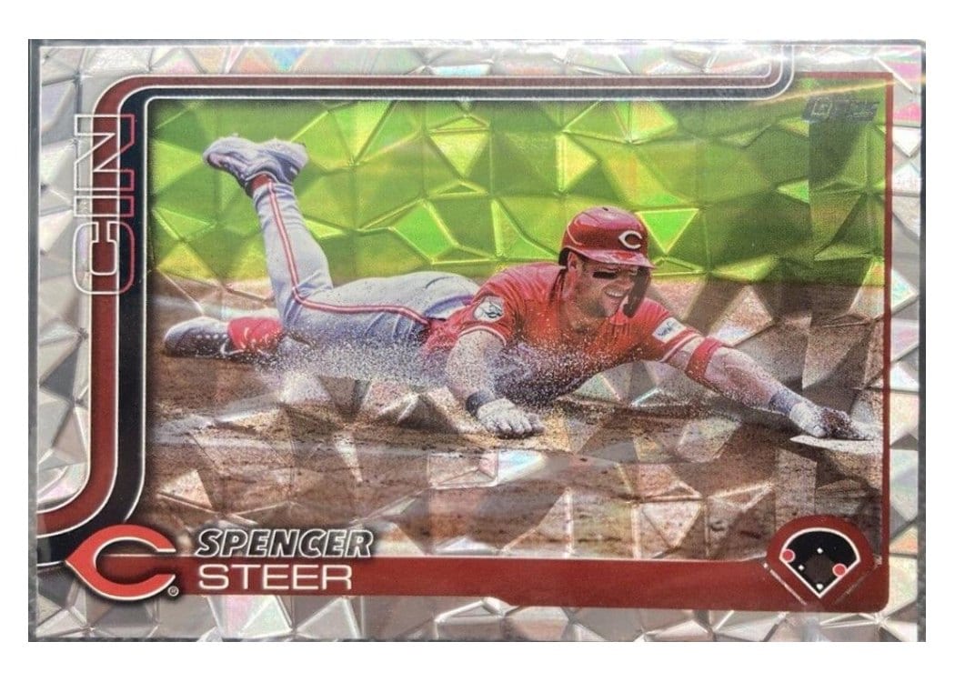 2025 Topps Base Set Spencer Steer #37 card