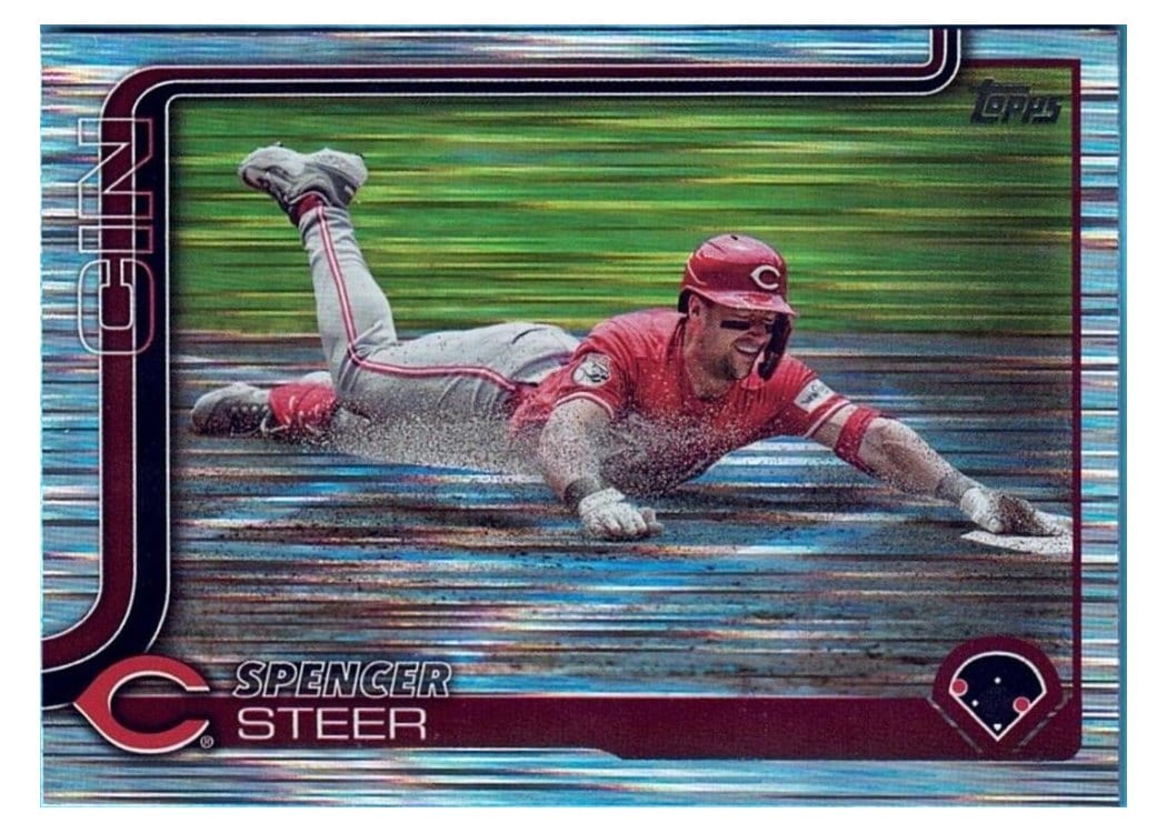 2025 Topps Base Set Spencer Steer #37 card