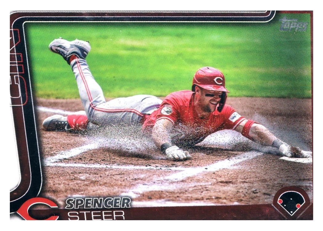 2025 Topps Base Set Spencer Steer #37 card