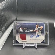 2024 Topps Postseason Performance Autograph Relic Spencer Strider #PPAR-SS card