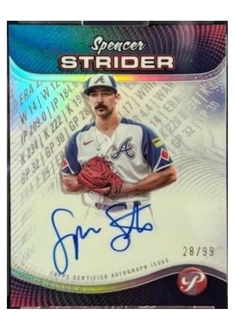 2024 Topps Pristine Production Autograph Spencer Strider #PPA-SS