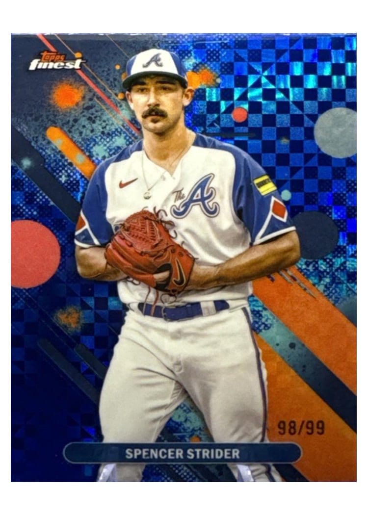 2025 Finest Base Set Spencer Strider #12 card
