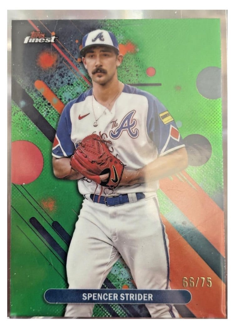 2025 Finest Base Set Spencer Strider #12 card
