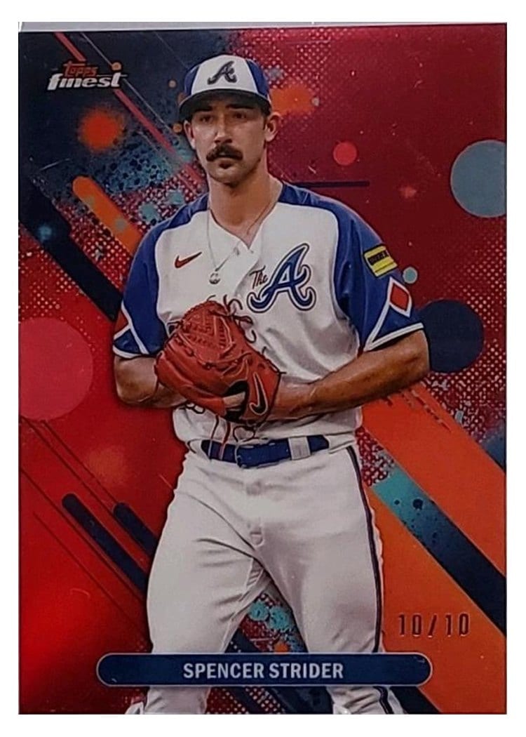 2025 Finest Base Set Spencer Strider #12 card