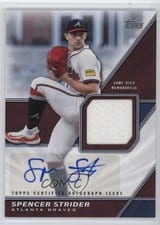 2026 Topps Major League Material Autographs Spencer Strider #MLM2-SST card