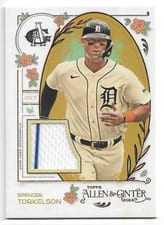 2024 Topps Allen & Ginter Allen & Ginter Relics B Spencer Torkelson (Detroit Tigers) #AGR-ST card