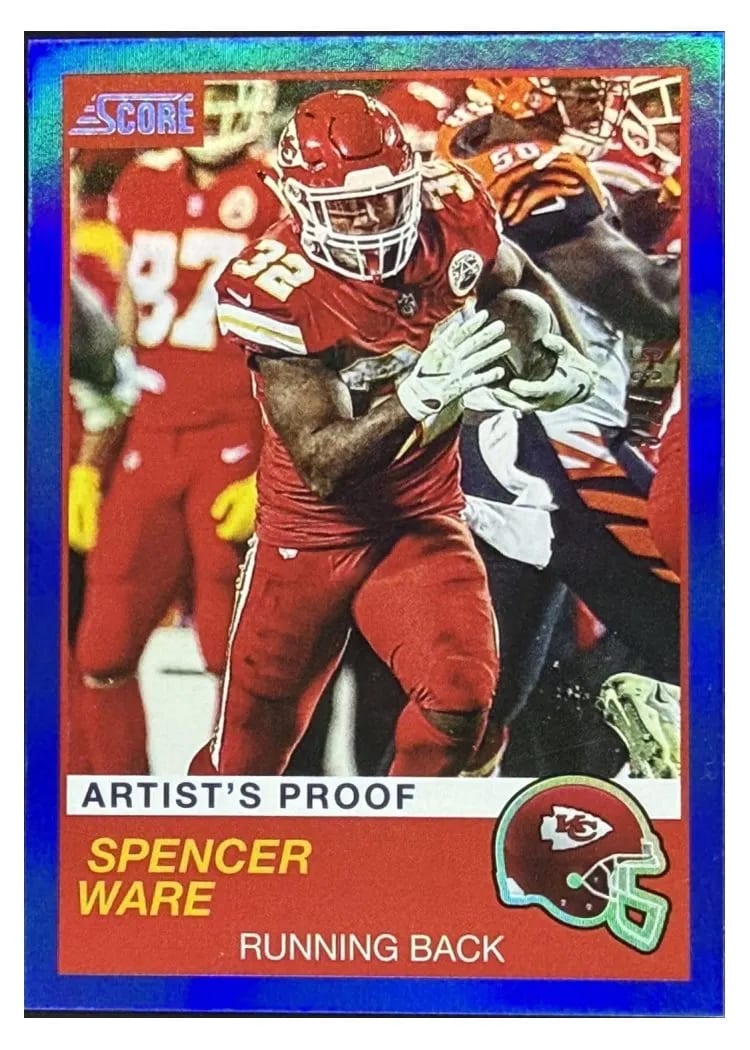 2019 Score Base Set Spencer Ware #6 card