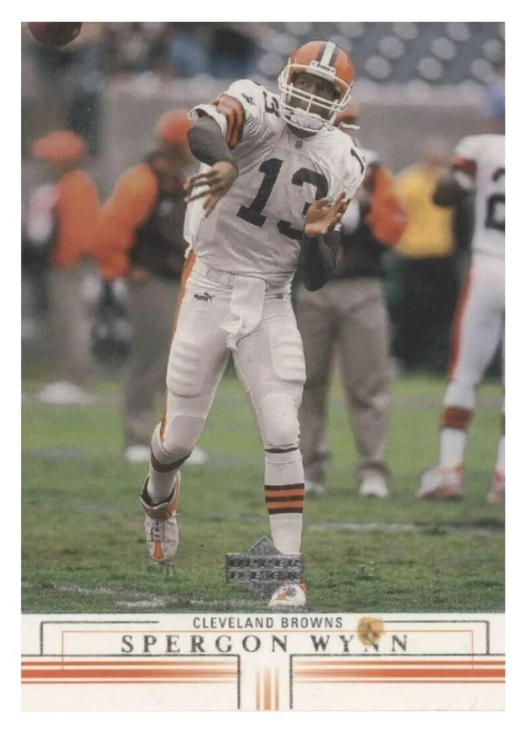 2001 Upper Deck Spergon Wynn #42 card