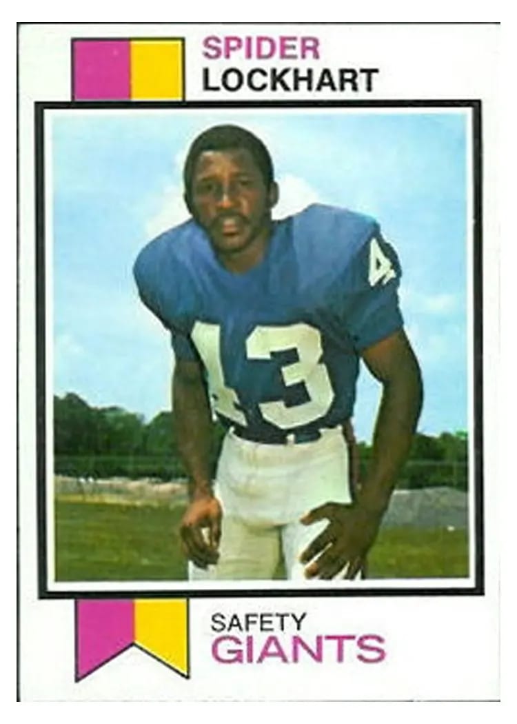 1973 Topps Spider Lockhart #468 card