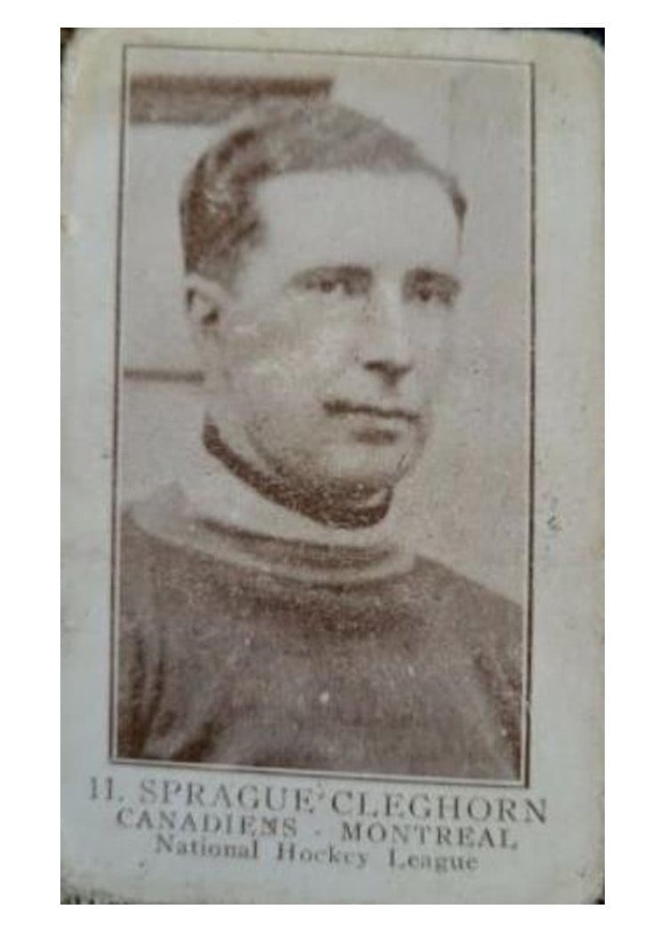 1923 V145-1 Paterson Sprague Cleghorn #11 card