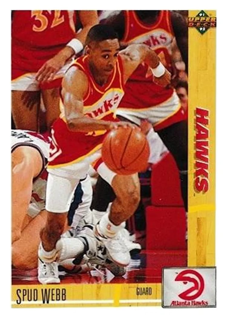 1991 Upper Deck Spud Webb #251 card