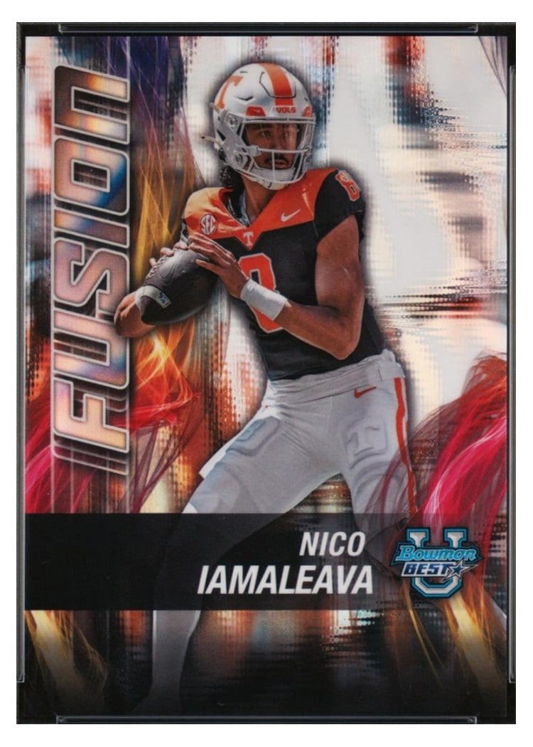 2024 Bowman University Best Mirror Image Fusion Set Squirrel White #MIF-7 card