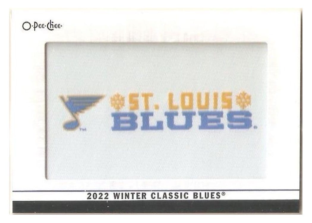 2022-23 O-Pee-Chee Team Logo Patches St. Louis Blues #357 card