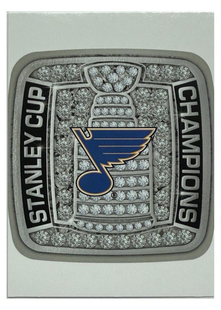 2024-25 Upper Deck Credentials Arena Giveaways - Championship Rings St. Louis Blues #CR-SB card
