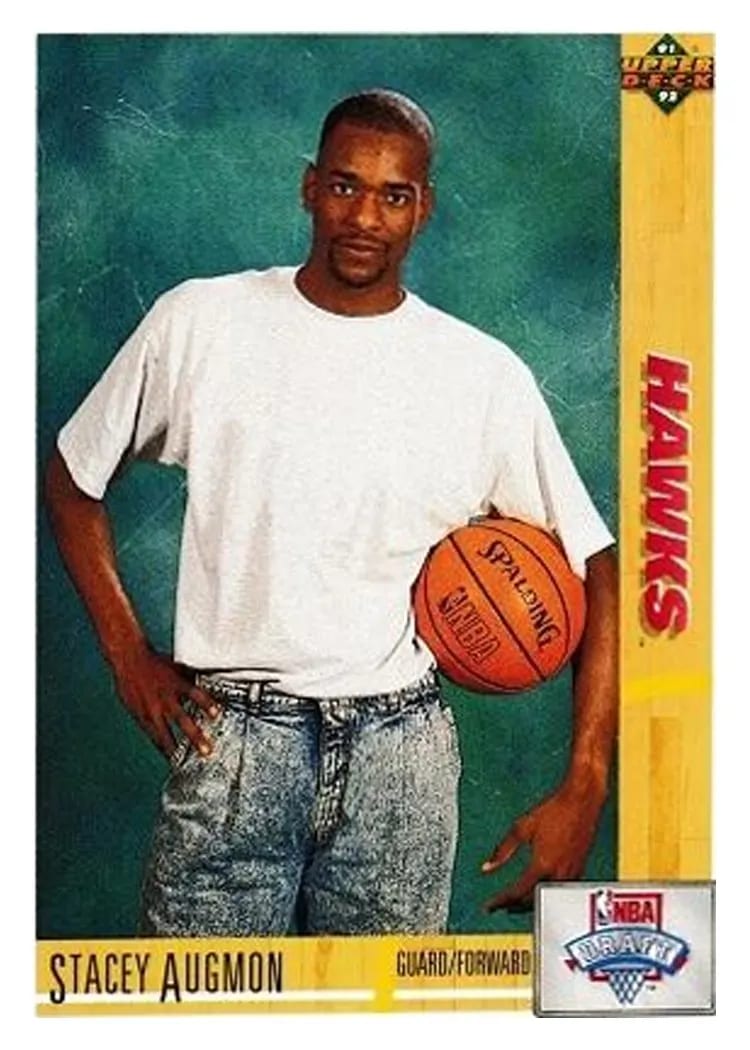1991 Upper Deck Stacey Augmon #5 card