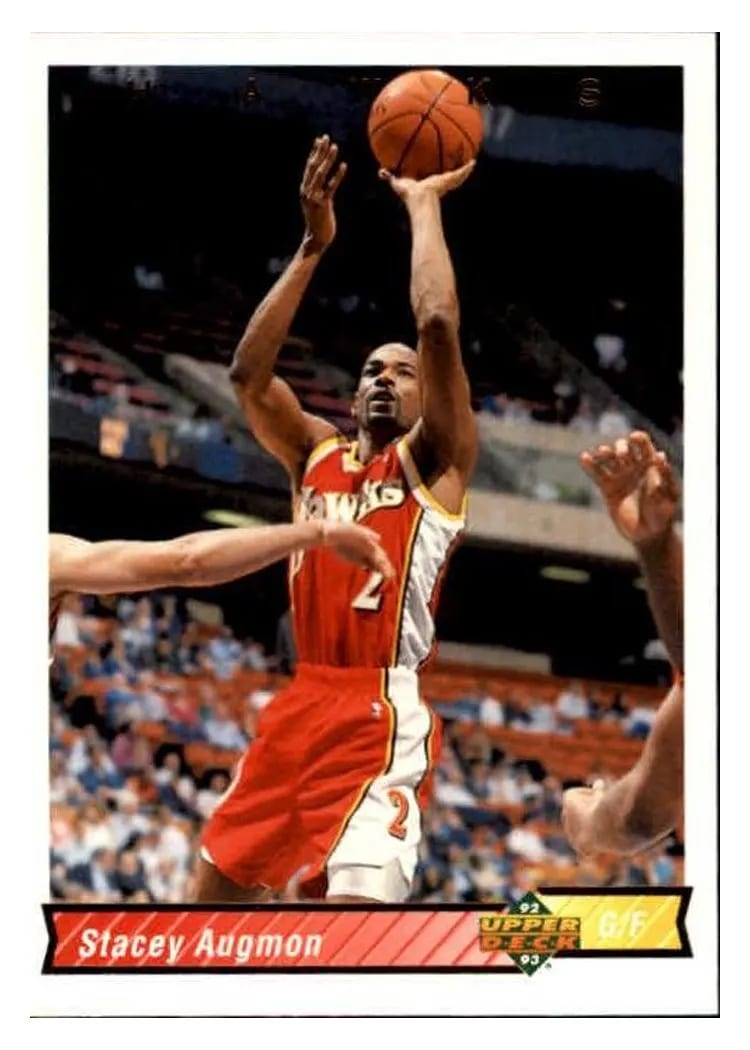 1992 Upper Deck Stacey Augmon #312 card