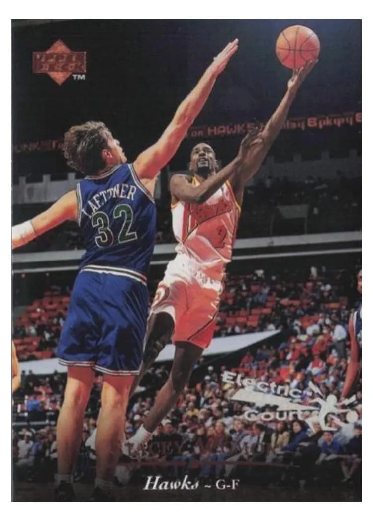 1995 Upper Deck Stacey Augmon #4 card