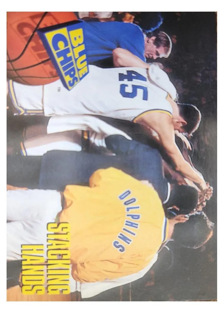 1994 SkyBox Blue Chips Stacking Hands #3 card