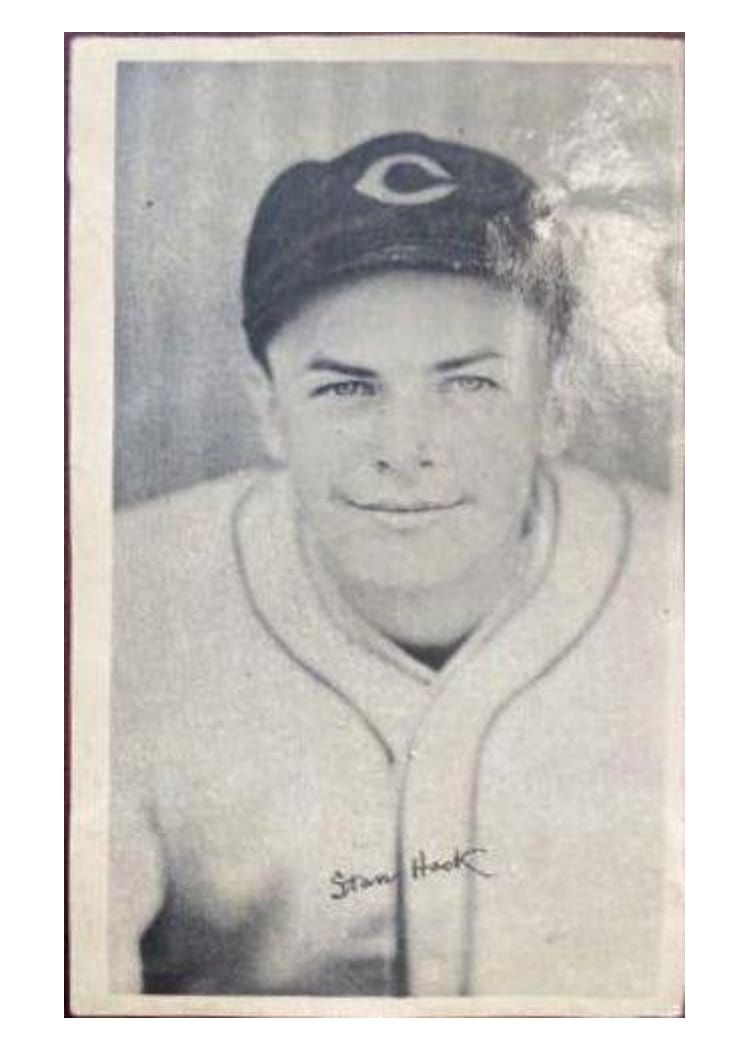 1936 National Chicle Fine Pens Stan Hack card