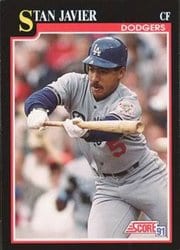 1991 Score Base Set Stan Javier #281 card