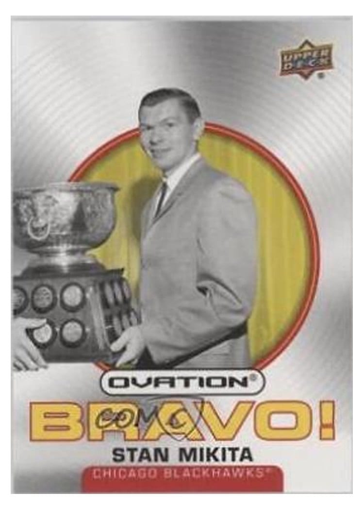 2021-22 Upper Deck Ovation Bravo! Stan Mikita #B-22 card