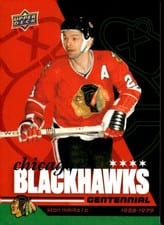 2025-26 Upper Deck Chicago Blackhawks Centennial Hobby Stan Mikita #19 card