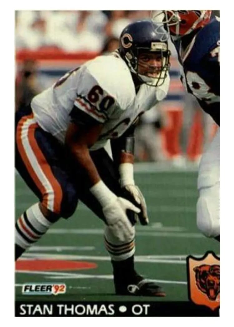 1992 Fleer Stan Thomas #48 card