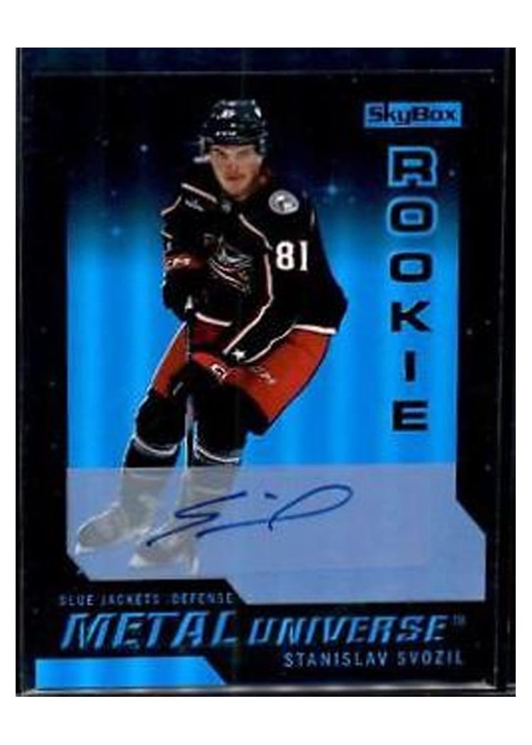 2023-24 SkyBox Metal Universe 2008-09 Rookie Retros Stanislav Svozil #R-37 card