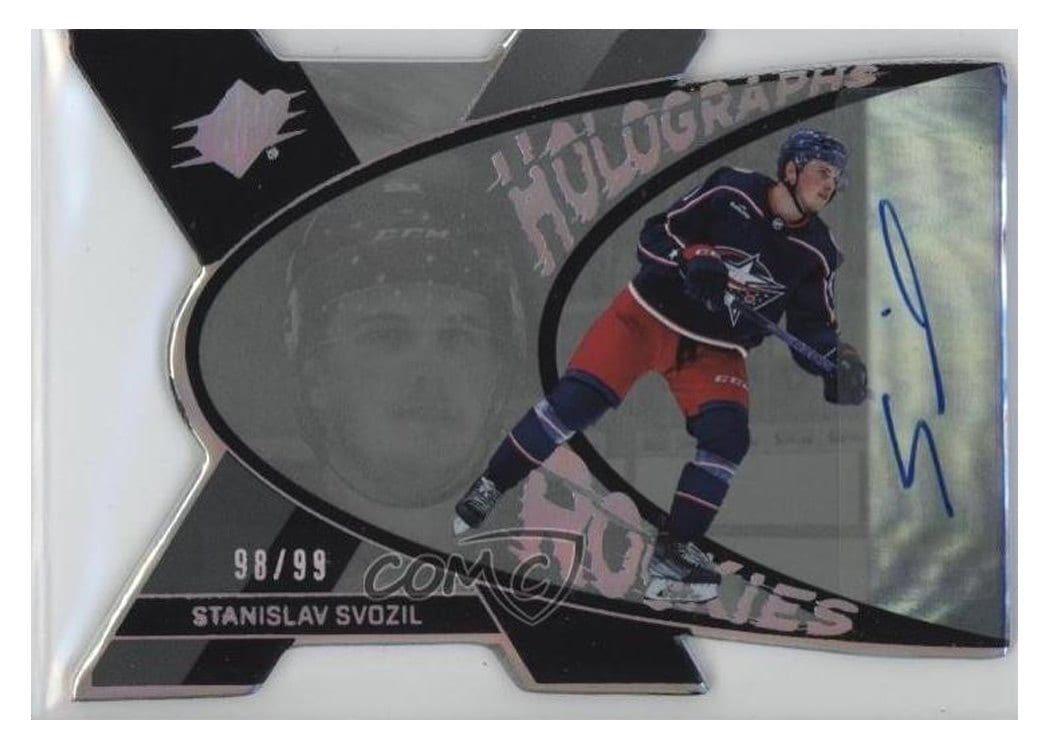 2023-24 SPx Autograph Holograph Rookies Stanislav Svozil #HGR-SS card