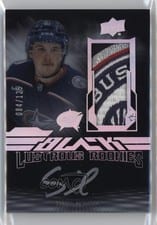 2023-24 SPx UD Black Lustrous Rookie Autograph Patch Stanislav Svozil #LRAP-SS card