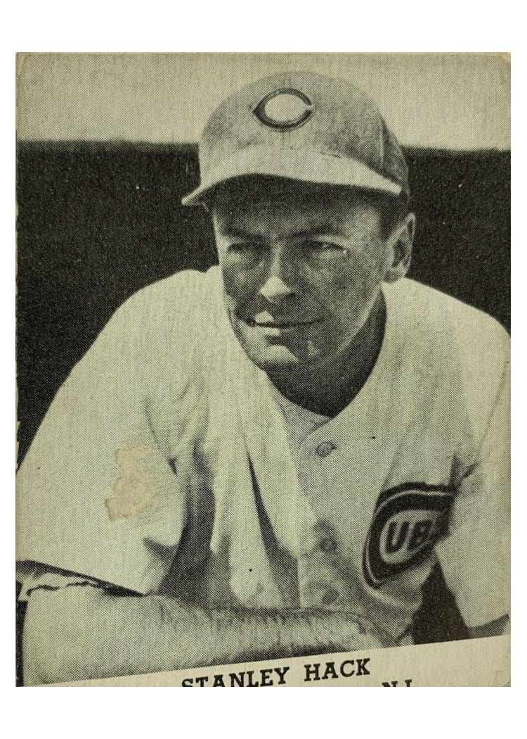 1947 Tip Top Bread Stanley Hack card